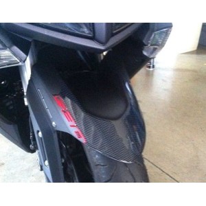 3D STICKER FRONT FENDER SCHUTZ YAMAHA T-MAX 530 2017-2019 CARBON BLUE