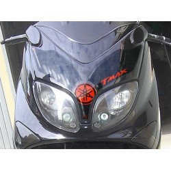 3D-AUFKLEBER UND VORNE SCHUTZ YAMAHA T-MAX 500 2001-2007 CARBON RED