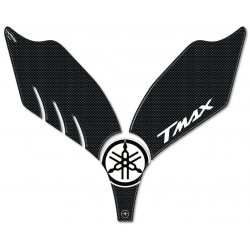 PEGATINAS 3D Y PROTECCIONES DELANTERAS YAMAHA T-MAX 500 2001-2007 CARBON WHITE