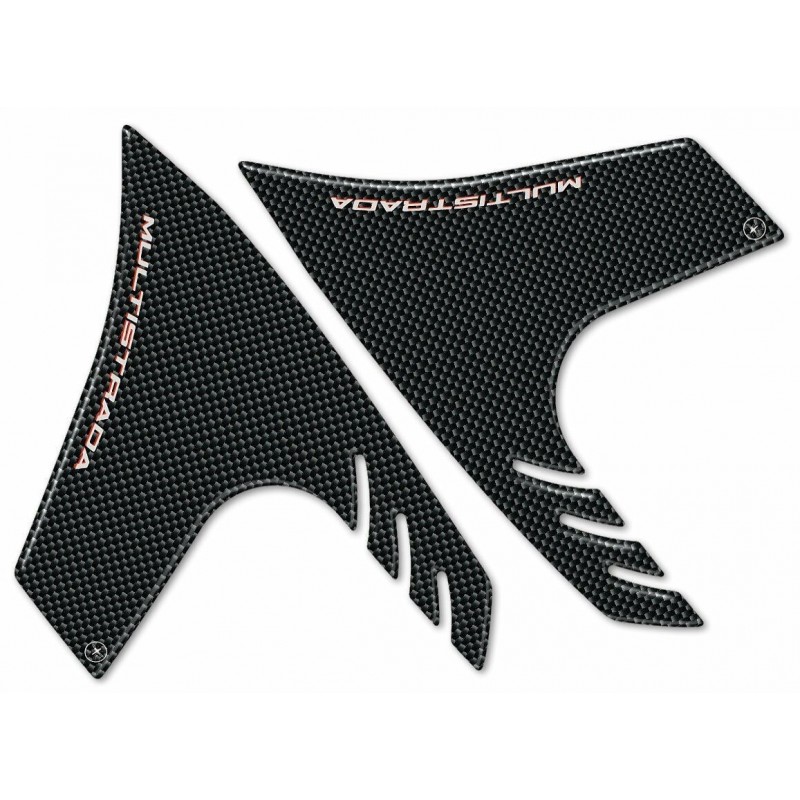 PEGATINAS 3D PROTECCIONES LATERALES DEPÓSITO DUCATI MULTISTRADA 620/1000/1100