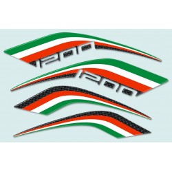 3D STICKERS SEITENSCHUTZ VORNE SEITENPLATTEN UND SCHWANZABDECKUNG DUCATI MULTISTRADA 1200 2010-2014