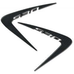 ADESIVI 3D PROTEZIONI LATERALI SPIGOLI ANTERIORI YAMAHA T-MAX 530 2012-2016 CARBON