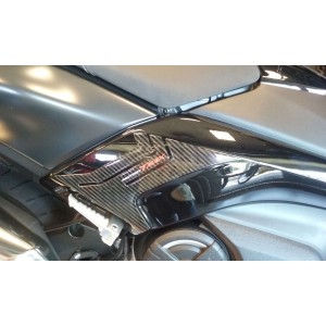 3D STICKERS PASSAGIER FUSSPEG SCHUTZ YAMAHA T-MAX 530 2017-2019 SCHWARZ ROT