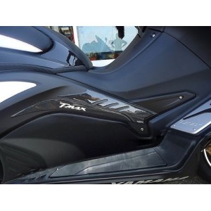 PEGATINA 3D TÚNEL BOOMERANG PROTECCIÓN LATERAL YAMAHA T-MAX 530 2012-2014 CARBON RED