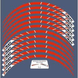 KIT STICKER EDGES FOR WHEEL RIMS YAMAHA T-MAX 500 2008-2011 ANNIVERSARY 15 "