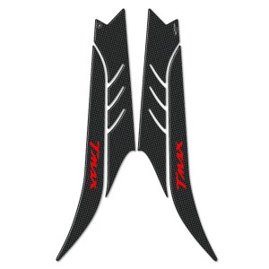 3D STICKER TUNNEL BOOMERANG SEITENSCHUTZ YAMAHA T-MAX 530 2012-2014 CARBON RED