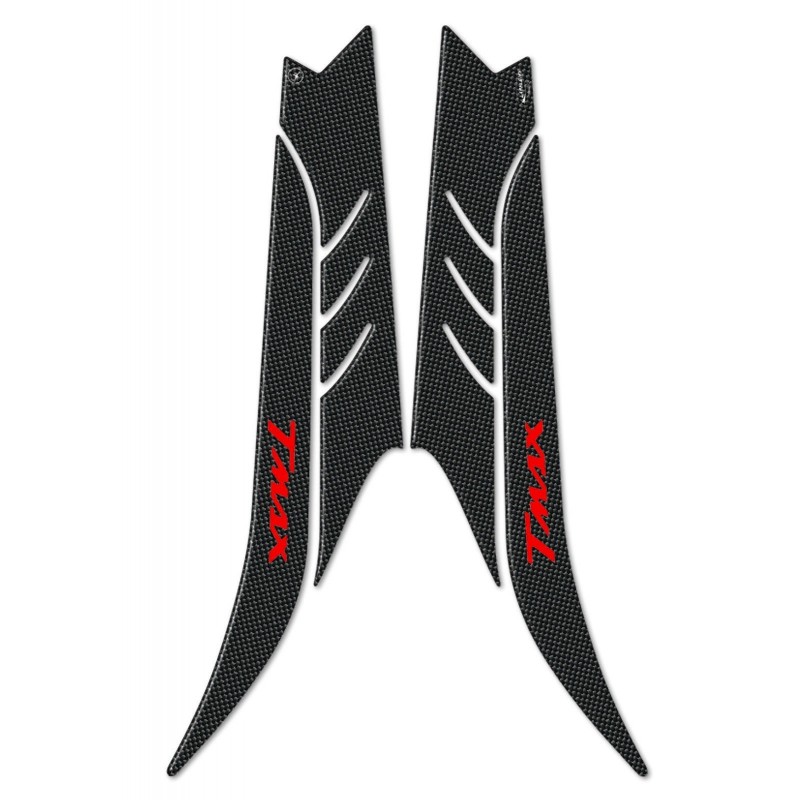 PEGATINA 3D TÚNEL BOOMERANG PROTECCIÓN LATERAL YAMAHA T-MAX 530 2012-2014 CARBON RED