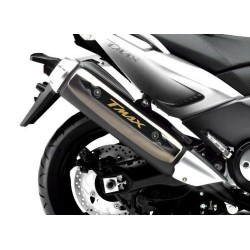 PROTECCIÓN DEL CARTADOR DE TERMINALES DE ESCAPE DE ETIQUETA 3D YAMAHA T-MAX 530 2012-2016 CARBON GOLD