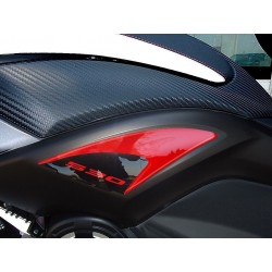 3D STICKER SEAT SEAT GUARD YAMAHA T-MAX 530 2012-2016 BLACK RED