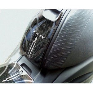 3D STICKER TANK TÜRSCHUTZ YAMAHA T-MAX 500 2001-2007 CARBON WHITE