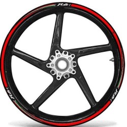 KIT BORDI ADESIVI PER CERCHI RUOTA YAMAHA R6 17" ROSSO