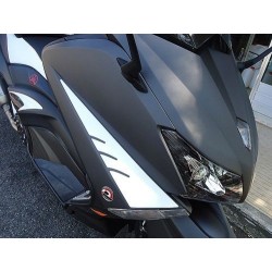 3D STICKERS FRONT SIDE PROTECTIONS YAMAHA T-MAX 530 2012-2016 WHITE