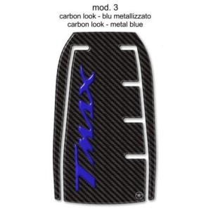 PEGATINA 3D PROTECCIÓN PUERTA DEPÓSITO YAMAHA T-MAX 530 2017-2019 AZUL CARBONO