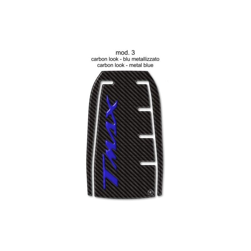 PEGATINA 3D PROTECCIÓN PUERTA DEPÓSITO YAMAHA T-MAX 530 2017-2019 AZUL CARBONO