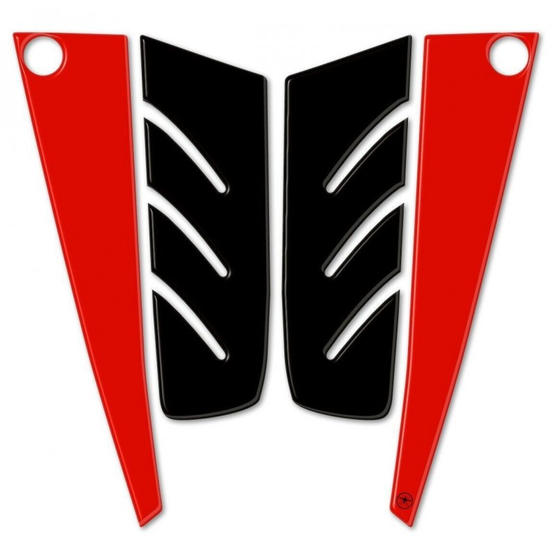 STICKER 3D CENTRAL PROTECTION TUNNEL YAMAHA T-MAX 530 2012-2016 BLACK RED