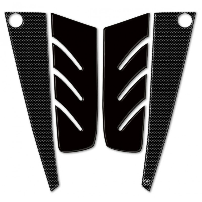 ADESIVO 3D PROTEZIONE CENTRALE TUNNEL YAMAHA T-MAX 530 2012-2016 NERO CARBON