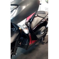 3D-AUFKLEBER SCHUTZ YAMAHA T-MAX 530 2017-2019 RED CARBON VERKLEIDEN