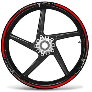 KIT BORDES ADHESIVOS PARA LLANTAS YAMAHA MT-07 17 "ROJO