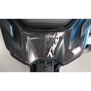 3D STICK PROTECTION TAIL YAMAHA T-MAX 530 2017-2019 CARBON LOGO BLUE
