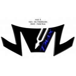 3D STICK PROTECTION TAIL YAMAHA T-MAX 530 2017-2019 BLACK BLUE LOGO