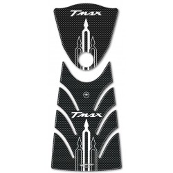 3D STICKERS PROTECTION TUNNEL, TANK TÜR YAMAHA T-MAX 500 2008-2011 CARBON WHITE