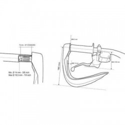 GUARDABARROS ACERBIS DUAL ROAD BMW R 1200 RT 2007-2009, K 1300 GT 2010-2011