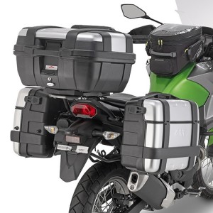 SPEZIFISCHER STAHLROHR-SEITENKOFFERTRÄGE GIVI FÜR KOFFER MONOKEY KAWASAKI VERSYS-X 300 2017-2020