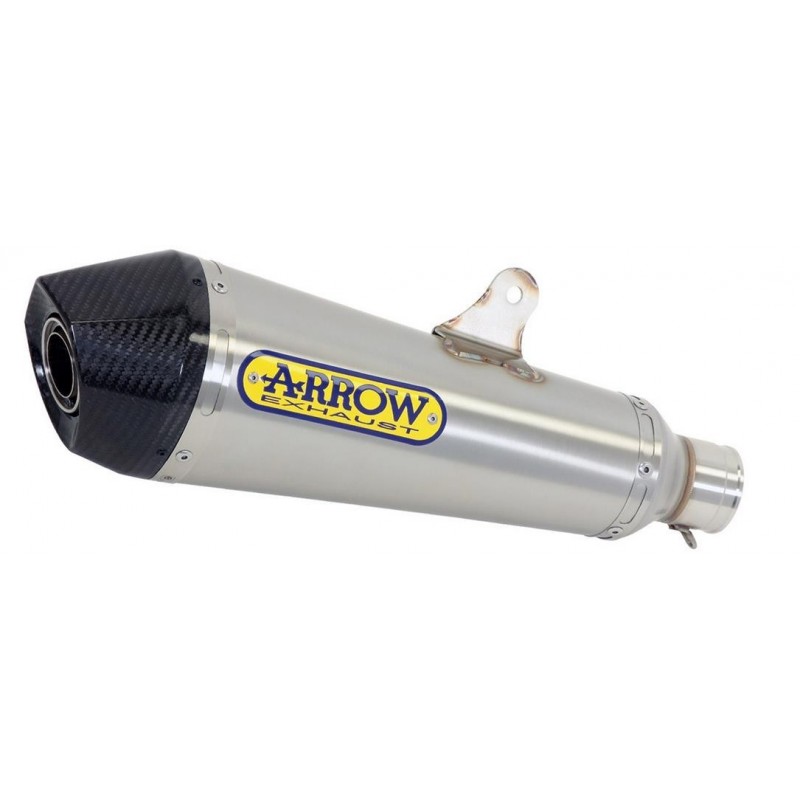 IMPIANTO DI SCARICO COMPLETO BASSO ARROW X-KONE YAMAHA TRACER 700 2016-2019, ACCIAIO DARK/CARBONIO, DEKAT