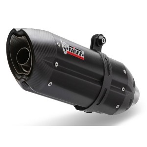 TERMINALE MIVV SUONO BMW F 750 GS 2018-2020, OMOLOGATO BLACK/CARBONIO