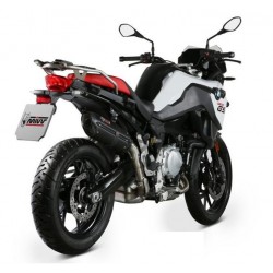 EXHAUST MIVV SUONO FOR BMW F 750 GS 2018-2020, APPROVED BLACK/CARBON