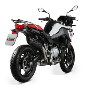 TERMINALE MIVV SUONO BMW F 750 GS 2018-2020, OMOLOGATO BLACK/CARBONIO