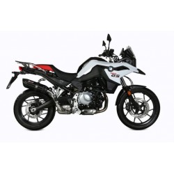 EXHAUST MIVV SUONO FOR BMW F 750 GS 2018-2020, APPROVED BLACK/CARBON