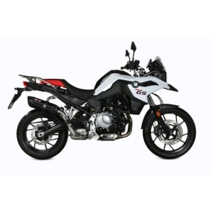 TERMINALE MIVV SUONO BMW F 750 GS 2018-2020, OMOLOGATO BLACK/CARBONIO