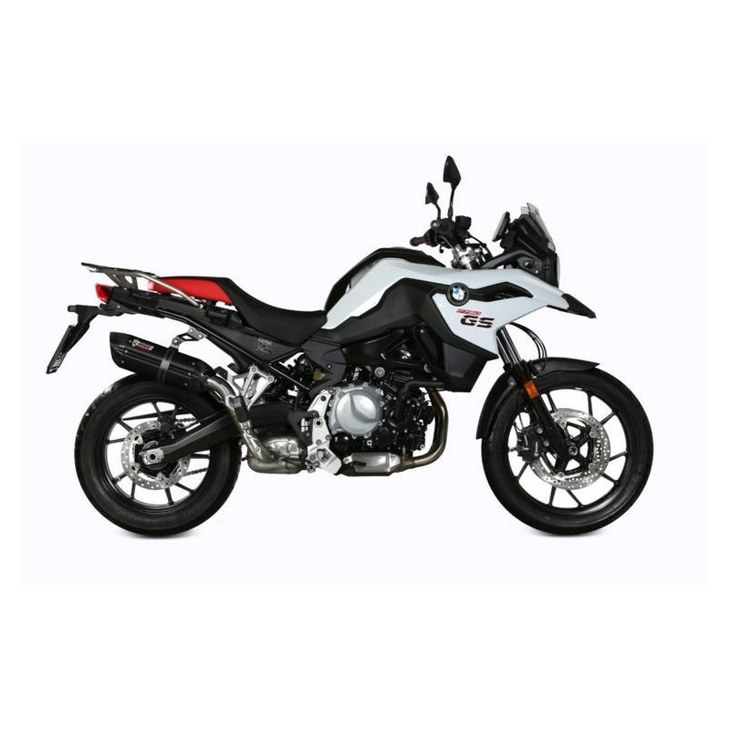 TERMINALE MIVV SUONO BMW F 750 GS 2018-2020, OMOLOGATO BLACK/CARBONIO
