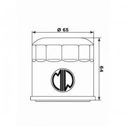 FILTRO DE ACEITE MEIWA 204 YAMAHA NIKEN 900 2019-2020