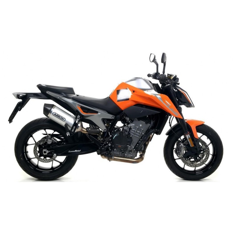 ARROW RACE-TECH EXHAUST KTM 790 DUKE 2018-2020, ALUMINUM/CARBON, APPROVED