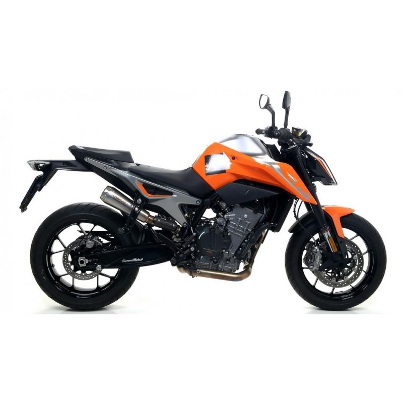 TERMINALE ARROW PRO-RACE KTM 790 DUKE 2018-2020, TITANIO, OMOLOGATO