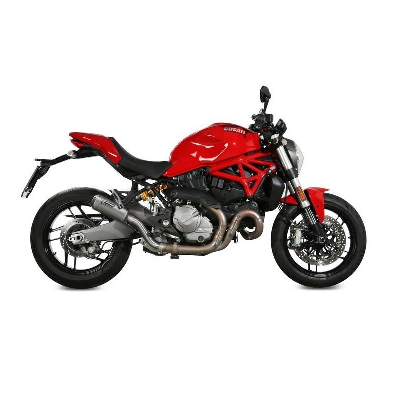 EXHAUST MIVV MK3 DUCATI MONSTER 821 2018-2020, NOT APPROVED STEEL