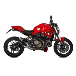 COPPIA TERMINALI MIVV MK3 DUCATI MONSTER 1200/S 2014-2016, NON OMOLOGATO CARBONIO