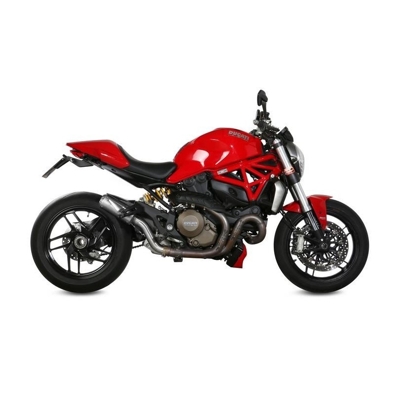 TERMINALE MIVV MK3 DUCATI MONSTER 1200/S 2014-2016, NON OMOLOGATO ACCIAIO