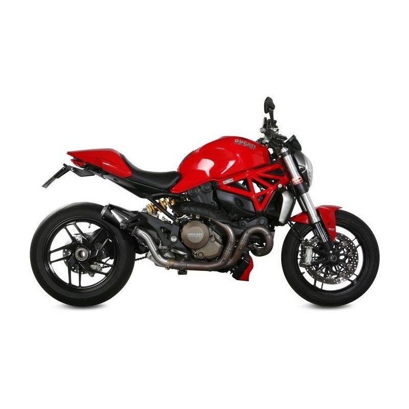 EXHAUST MIVV MK3 DUCATI MONSTER 1200/S 2014-2016, NOT APPROVED BLACK