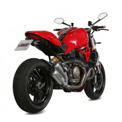 COPPIA TERMINALI MIVV MK3 DUCATI MONSTER 1200/S 2017-2019, NON OMOLOGATO ACCIAIO