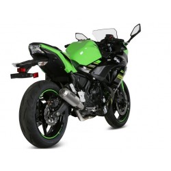 IMPIANTO DI SCARICO COMPLETO MIVV MK3 KAWASAKI NINJA 650 2017-2019, NON OMOLOGATO ACCIAIO