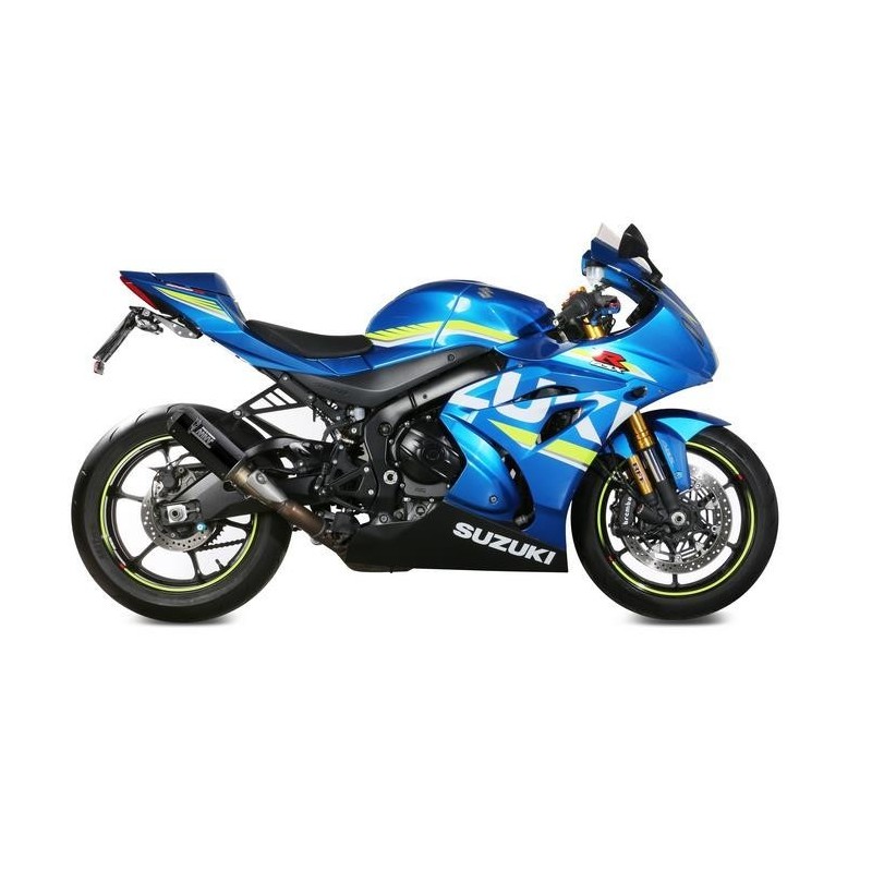TERMINALE MIVV MK3 SUZUKI GSX-R 1000 2017-2020, NON OMOLOGATO CARBONIO