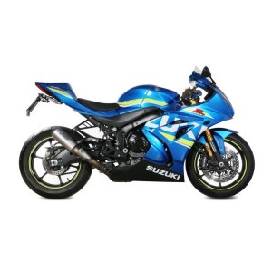 TERMINALE MIVV MK3 SUZUKI GSX-R 1000 2017-2020, NON OMOLOGATO ACCIAIO