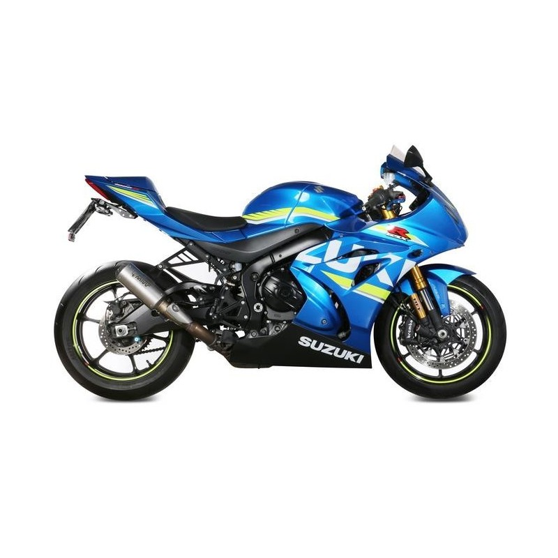 TERMINALE MIVV MK3 SUZUKI GSX-R 1000 2017-2020, NON OMOLOGATO ACCIAIO