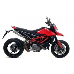 COPPIA TERMINALI ARROW PRO-RACE DUCATI HYPERMOTARD 950 2019-2020, TITANIO, OMOLOGATI