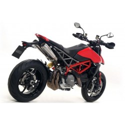 COPPIA TERMINALI ARROW PRO-RACE DUCATI HYPERMOTARD 950 2019-2020, TITANIO, OMOLOGATI