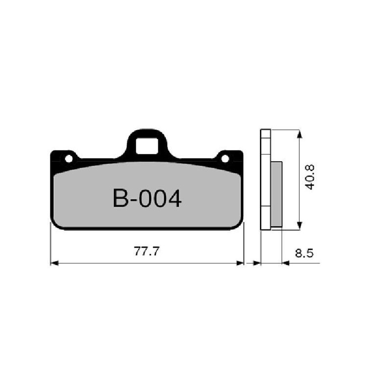 SET VORDERER CARBON-KERAMIK BREMSBELÄGE ZCOO B004-EXC FÜR PINZE BREMBO RACING XA93310/11 P4 32/36