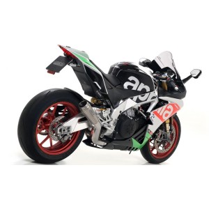 TERMINALE DI SCARICO ARROW PRO-RACE APRILIA RSV4 RR 2017-2018*, ACCIAIO, RACING